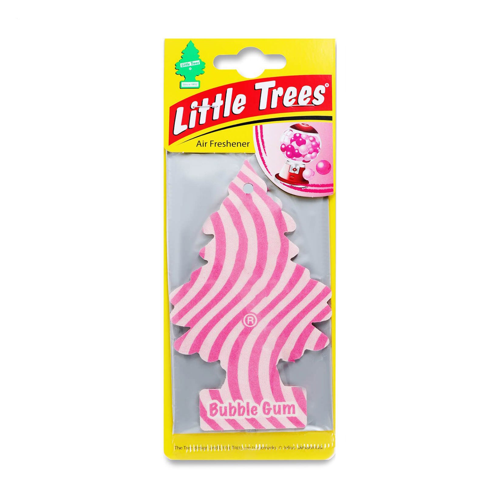 Ароматизатор для автомобіля Little Trees Ялинка Бубль Гум, 5 г